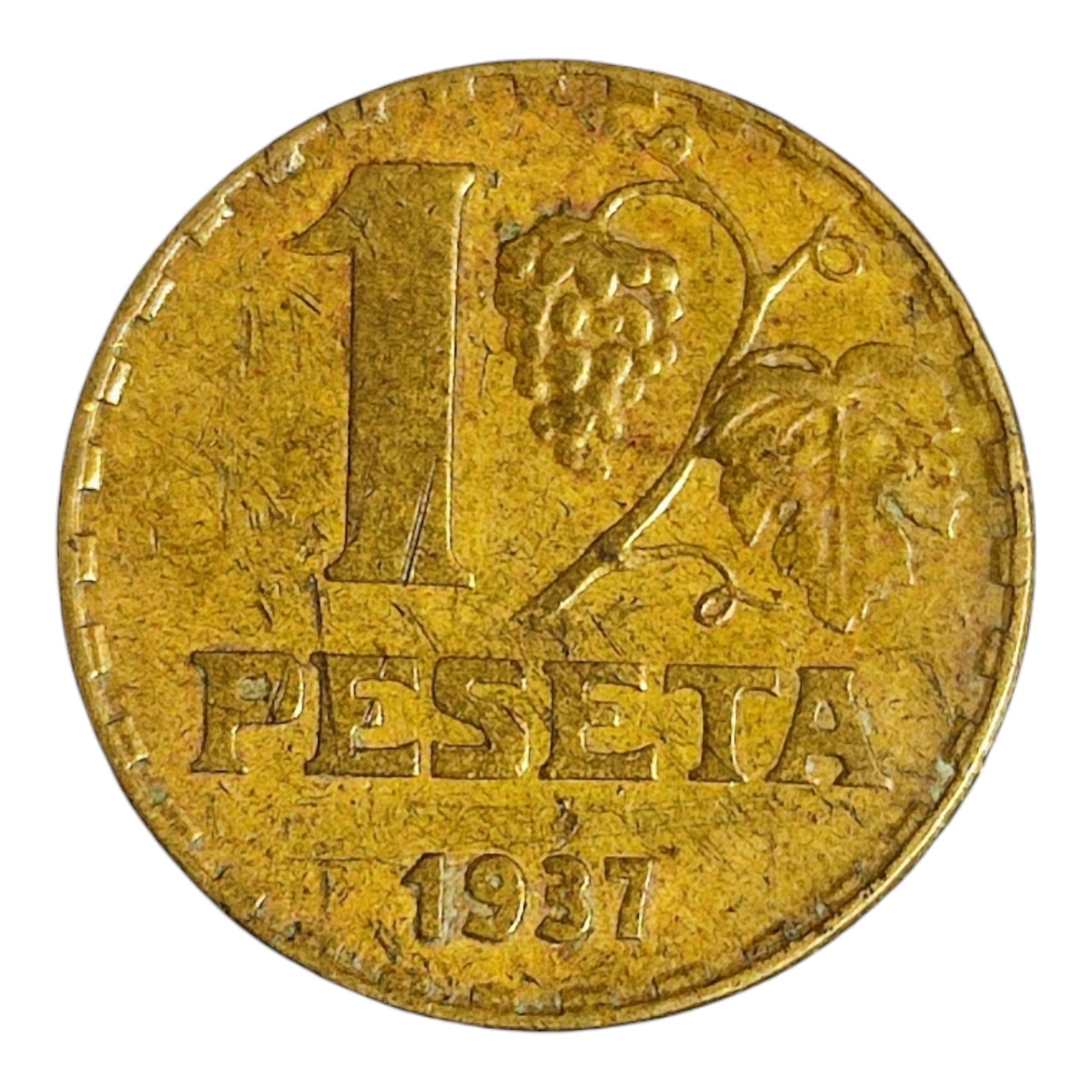 Іспанія 1 песета, 1937