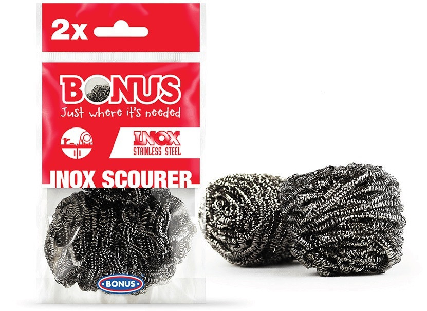 Шкребок металевий спіральний Bonus B088 Inox Scourer 2шт