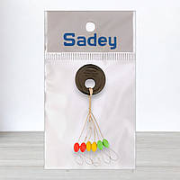 Стопор овальний різнокольоровий, 6шт/уп, розмір L