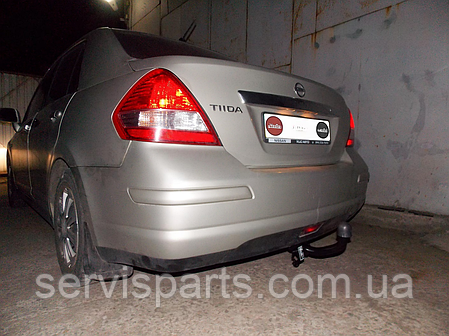 Фаркоп Nissan Tiida седан 2004-2014 (Нісан Тііда), фото 1