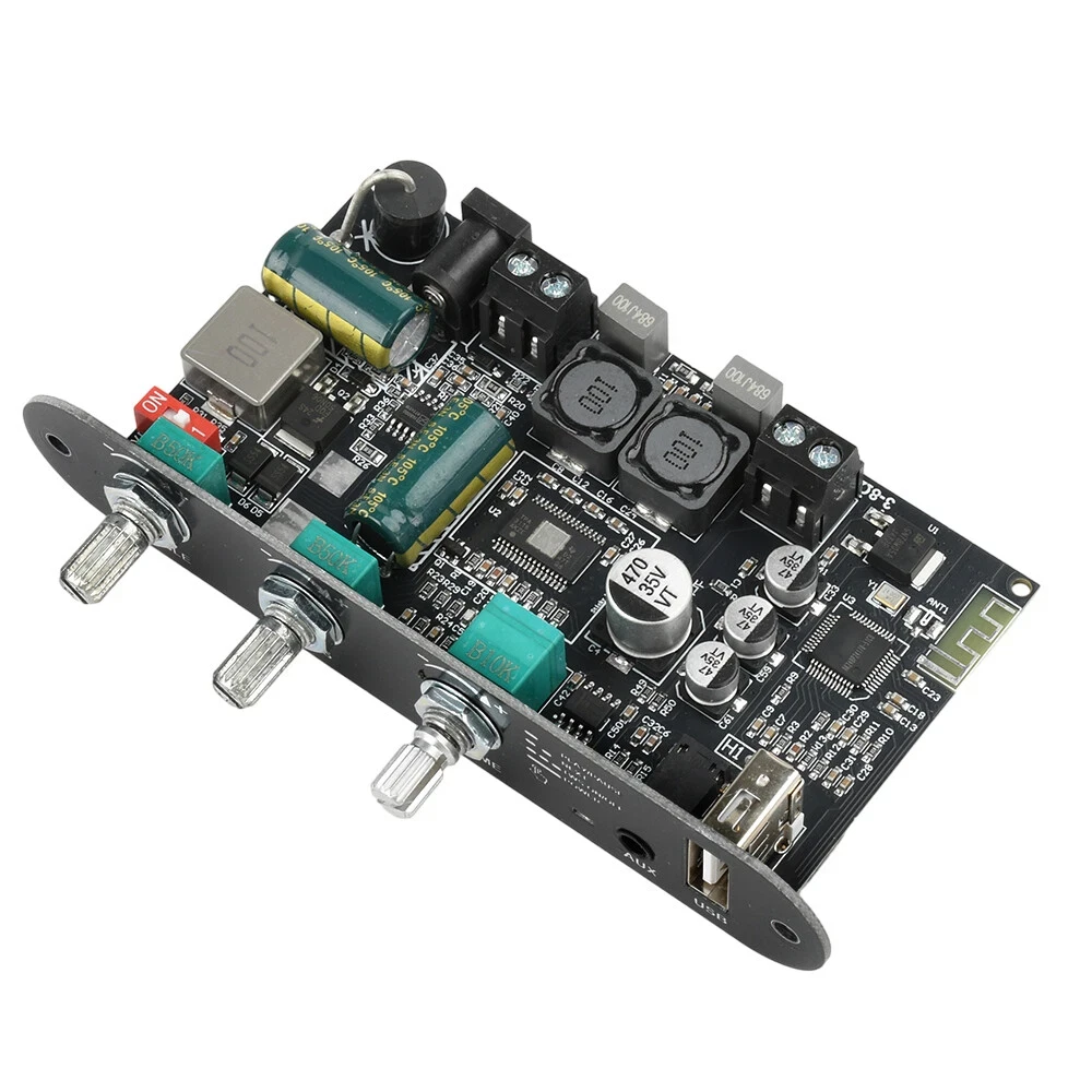 Модуль підсилювача ZK-1001U 100W Mono Bluetooth 5.3 TPA3116D2 AUX USB MP3