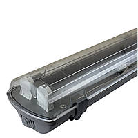 Вологозахищений корпус для світильника ЛПП 2х36 IP65 (2x16 LED) під 2 довгі світлодіодні лампи 1,2м
