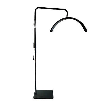 Безтіньова Led лампа для бьюті майстра Smart Moon Light HD-M6X, 50 Вт, чорна