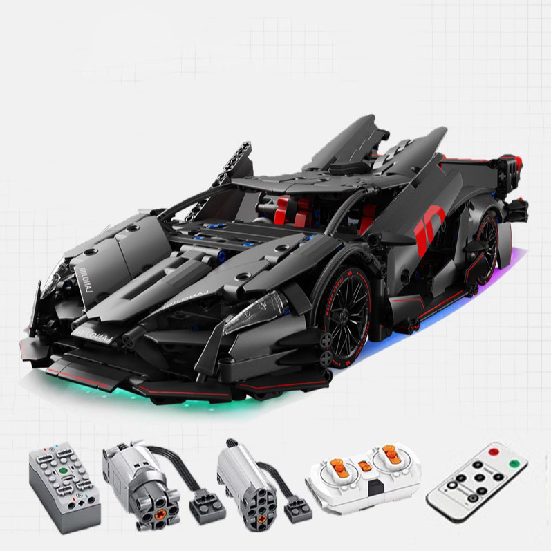 Конструктор Block Racing GT модель з пультом керування та підсвіткою, фото 1