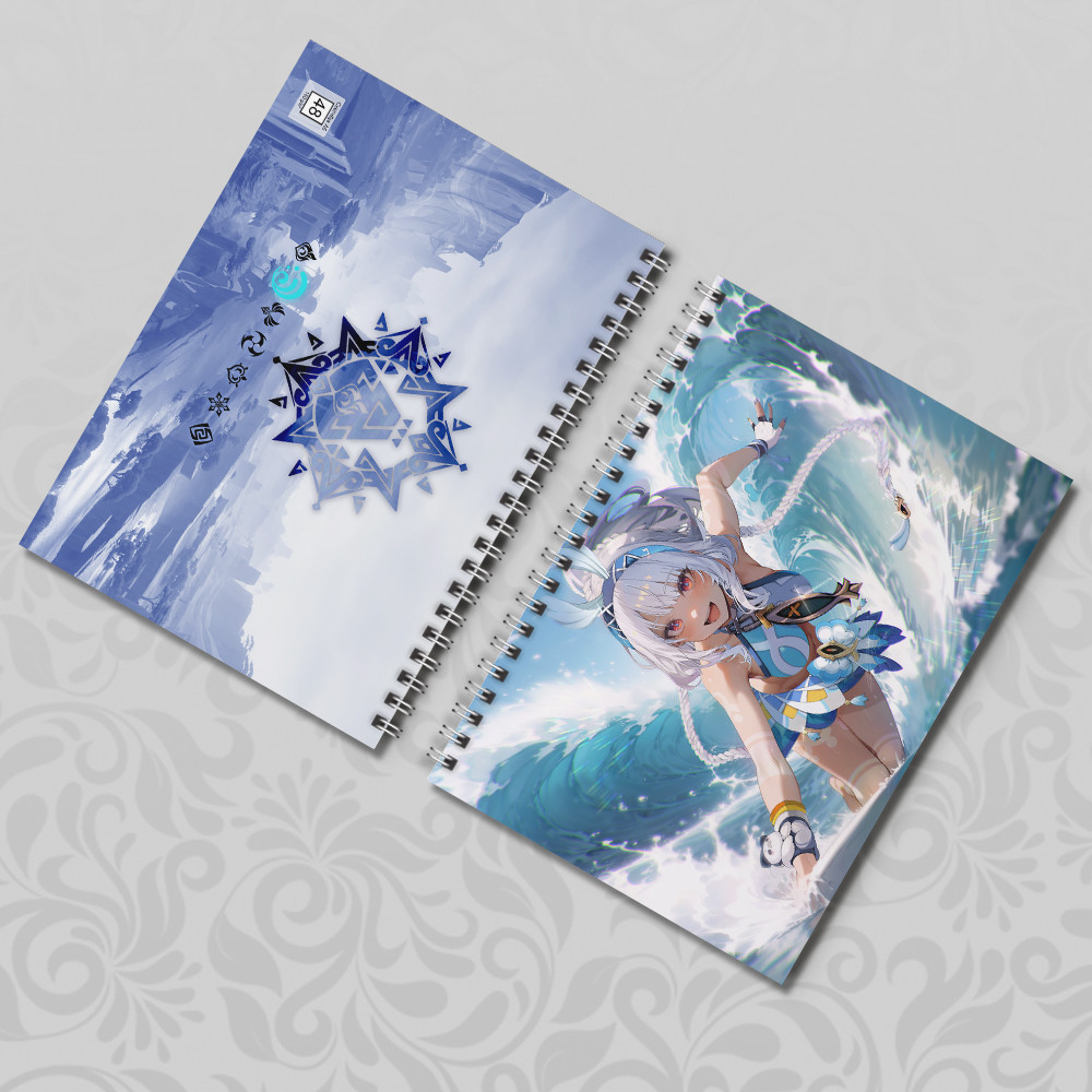 Скетчбук А5 Genshin Impact Муалані (на 48 аркушів), фото 1
