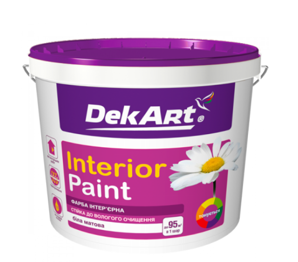 Фарба інтер'єрна DekArt Interior Paint 1,2 кг., фото 1