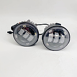 Протитуманні фари Led Infiniti FX35/FX37/FX45/FX50, Q40/Q70, QX50/QX56/QX70/QX80 | 45w W+Y з ДХО + проводка, фото 3