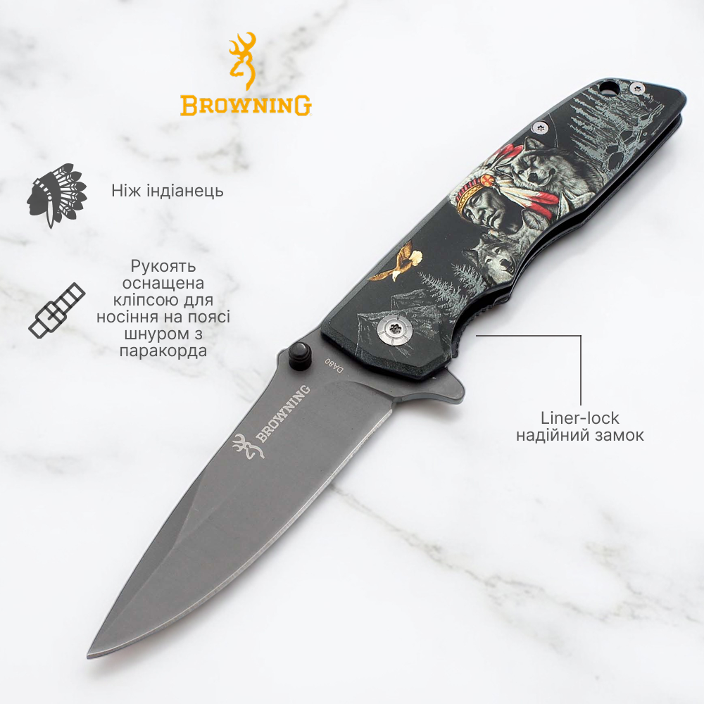 Ніж складаний Browning A542, фото 1