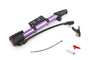 Насос ручний (L-25 см, з кріпленням на раму, фіолетовий) OP