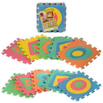 Килимок Мозаїка, фігури більш-менш M 2737 G-Rich