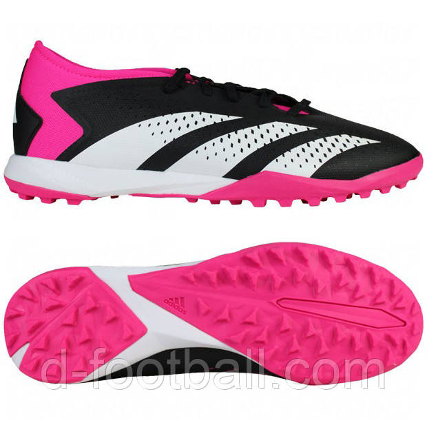 Сороконіжки Adidas Predator Accuracy.3 Low TF GW4640, Чорний, Розмір (EU) — 42