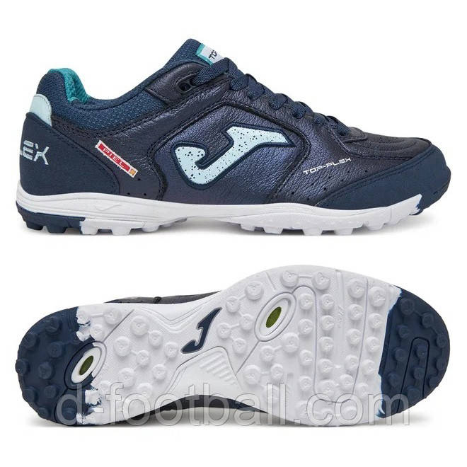 Сороконіжки Joma TOP FLEX темно-синьо-бірюзові TOPS2504TF, Темно-синій, Розмір (EU) — 45