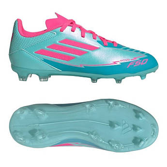 Дитячі футбольні бутси Adidas F50 League Messi IH0931, Блакитний, Розмір (EU) — 32