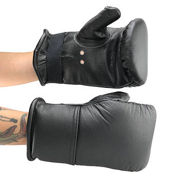 Снарядні рукавички тренувальні шкіряні (битки)