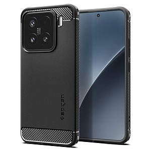 Чохол Spigen Rugged Armor до Xiaomi 15 Matte Black (ACS08859)