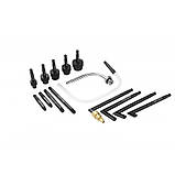 Насос масляний ручний автомобільний бак 7,5л комплект + перехідники Kraft&Dele KD12500, фото 5