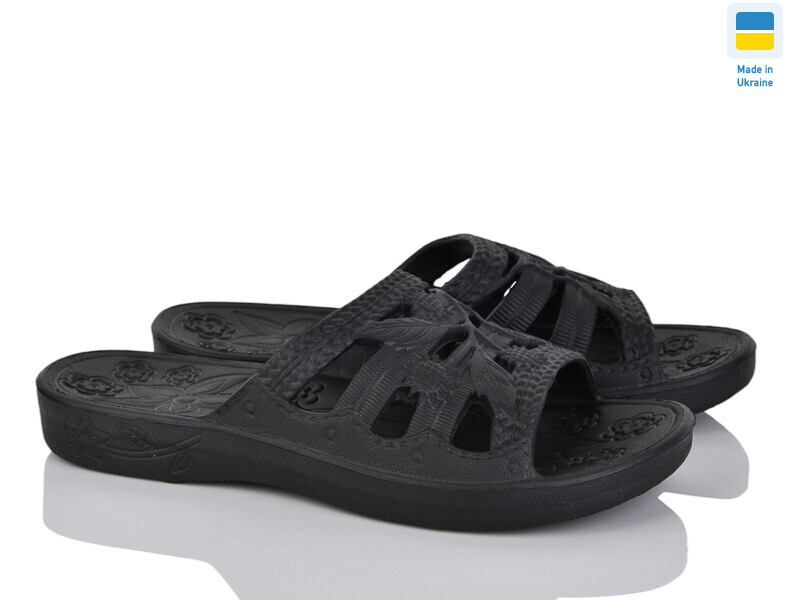 Тапки чоловічі розмір 36-41 матеріал гума колір показаний на зображенні в пакованні від 6 шт., фото 1