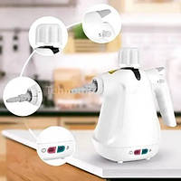 Портативний ручний пароочисник Handheld Steam Cleaner DF-95 для прибирання будинку з насадками 1000 Вт