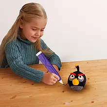 3D Ручка для створення об'ємних малюнків без LCD-дисплея фіолетова