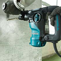 Професійний електричний перфоратор Makita HR3001CJ : 1050 Вт, 3.9 Дж, SDS-Plus, фото 5