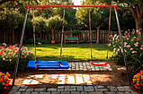 Садова дитяча гойдалка для вулиці з металевим каркасом 2в1 Garden Line KRE1111, фото 10