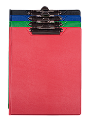 Клипборд-папка, А4, PVC BM.3415 Чорн + Син +Зел + Червоний