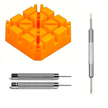 Набір інструментів для регулювання металевого ремінця годинника, 4 елемента