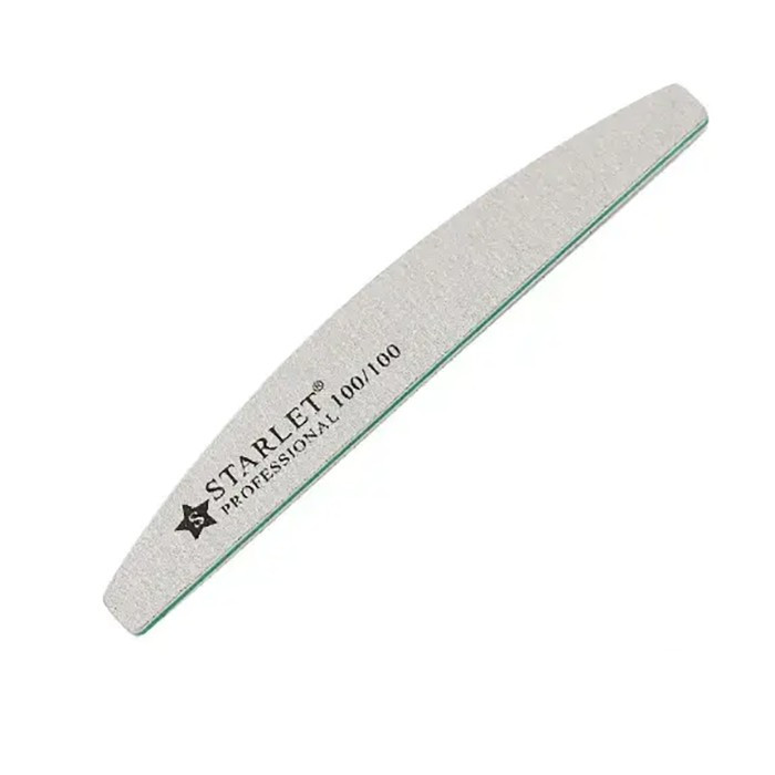 Пилка-дуга для нігтів Starlet Professional 100/100, 25 шт/уп.