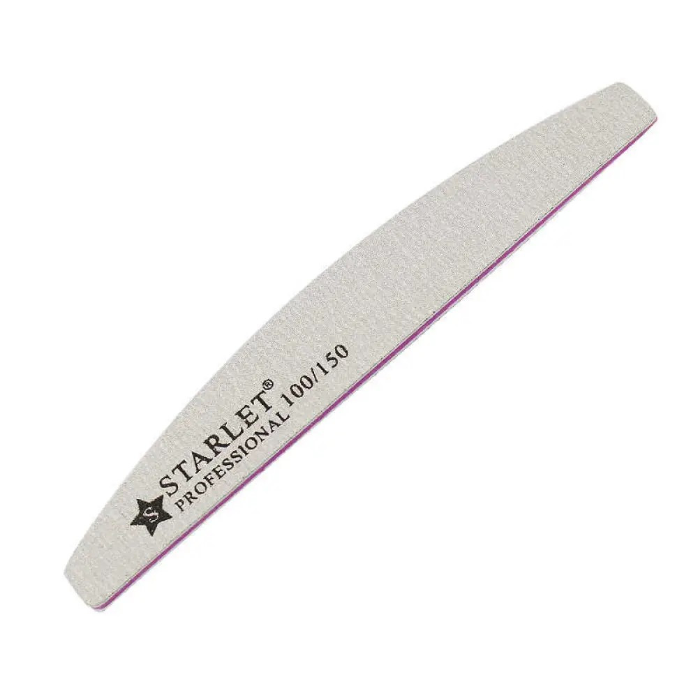 Пилка-дуга для нігтів Starlet Professional 100/150, 25 шт/уп.