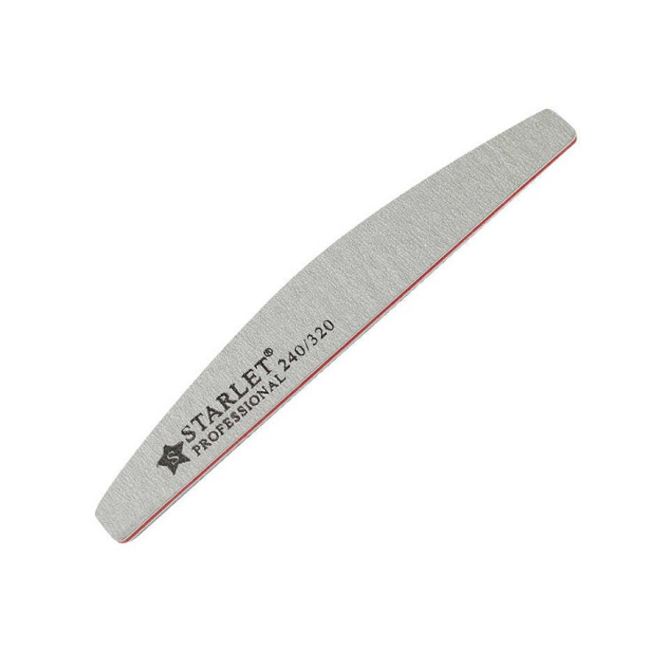 Пилка-дуга для нігтів Starlet Professional 240/320, 25 шт/уп.