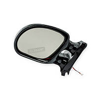 Дзеркало 2101-2107 заднього виду зовнішнє збільшене універсальне з поворотом (крапелька) чорне (к-кт 2 шт)