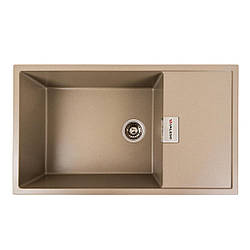 Гранітна мийка для кухні VALESO DIAMOND 8650 матова Титан