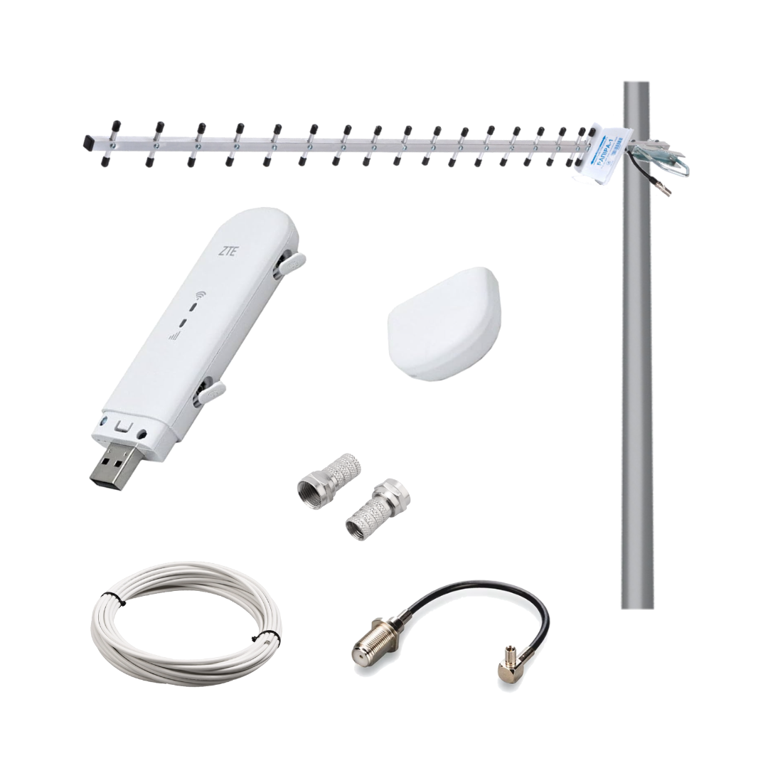 4G/3G модем ZTE MF79U + 3G/4G/LTE антена Rapira-1 (РАПИРА-1) 1700-2200 20dB