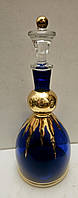 Декантер графин для вина кобальт позолота Rossini Empoli Італія