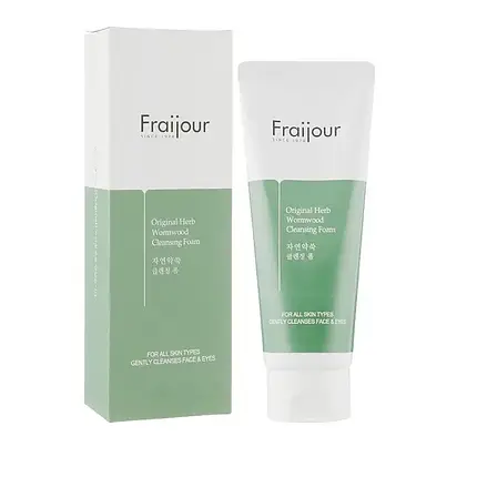 Пінка для вмивання заспокійлива Fraijour Original Herb Wormwood Cleansing Foam 150 мл, фото 1