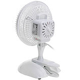 Вентилятор 15 см з кліпсою + основа Adler AD 7317, фото 5