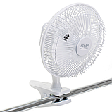 Вентилятор 15 см з кліпсою + основа Adler AD 7317, фото 9