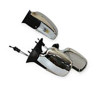 Дзеркало 2104, 2105, 2107 заднього виду зовнішнє велике хром з поворотом комплект