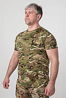 Футболка coolmax multicam армійська тактична потовідвідна камуфляж мультикам