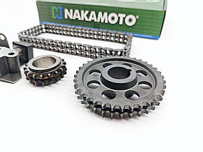 Комплект ГРМ двигуна TOYOTA 4Y двухрядний, OEM № 135217600371, 13521-76003-71, фото 4