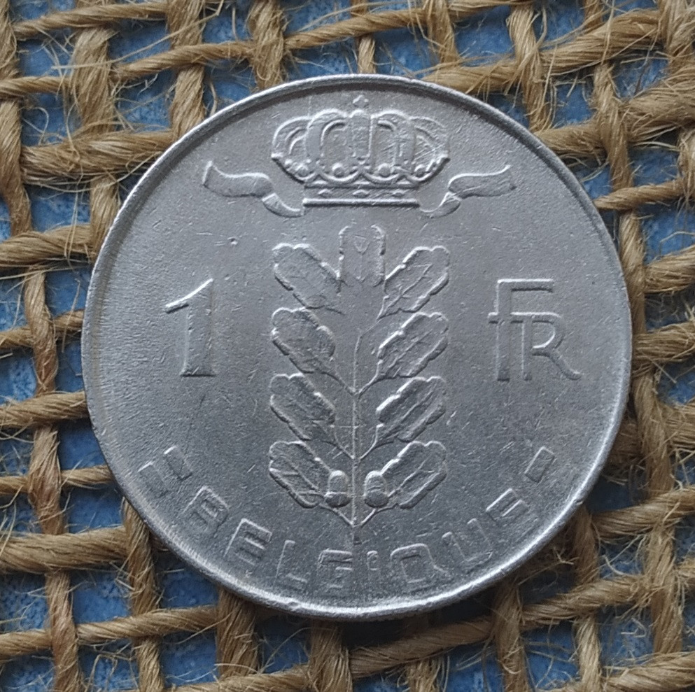 1 франк 1973 року. Бельгiя