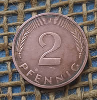 2 пфенiга 1976 року. (J) Нiмеччина - ФРН