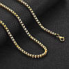 Ланцюжок золотистий Titan Spirit титанова сталь 2 мм 45 см унісекс, фото 4