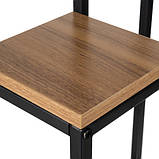 Стійка підставка для квітів трьохрівнева 67 см металева підставка у стилі Лофт Loft Ruhhy 25626 Польща, фото 7