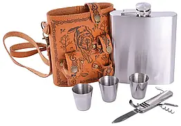 Подарунковий набір із флягою для чоловіків 18A