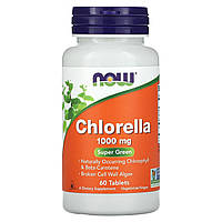 Хлорелла Now Foods (Chlorella) 1000 мг 60 таблеток