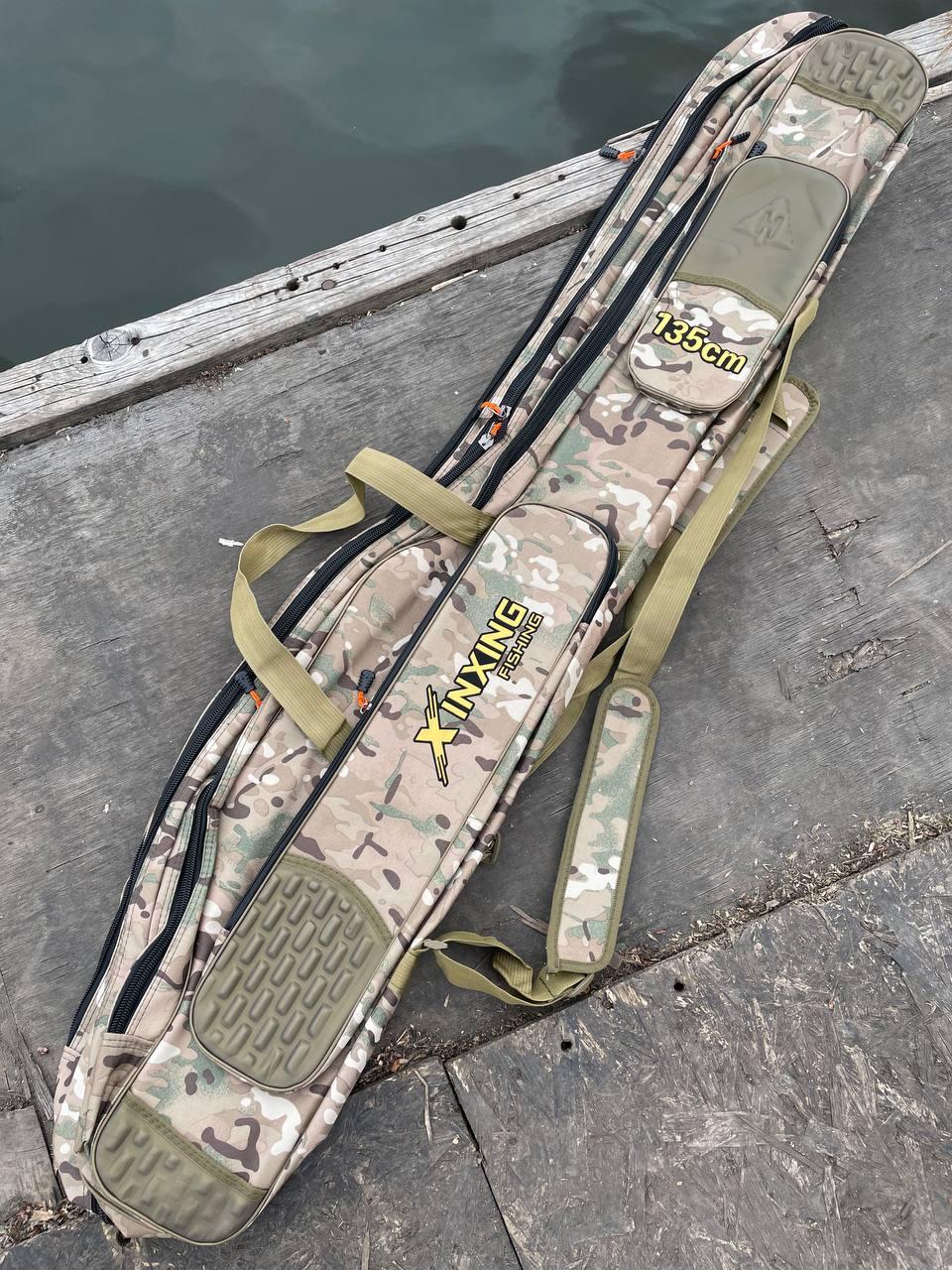 Чохол для вудилищ Xinxins 1.35 см 3 секції Мультикам, фото 1