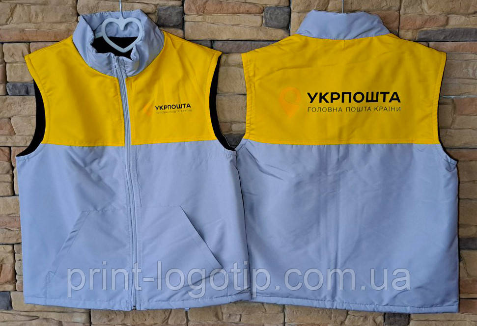 Жилетки для продавця, жилети для написами, фото 1