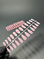 Тіпси гелеві  мигдаль (120 шт) 5 пластин френч дизайн