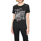 Жіноча футболка Karl Lagerfeld Paris з принтом 1159842682 (Чорний M), фото 2